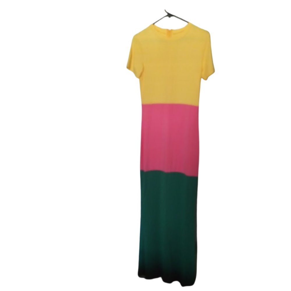 Women's Multi-Colored Maxi Dress